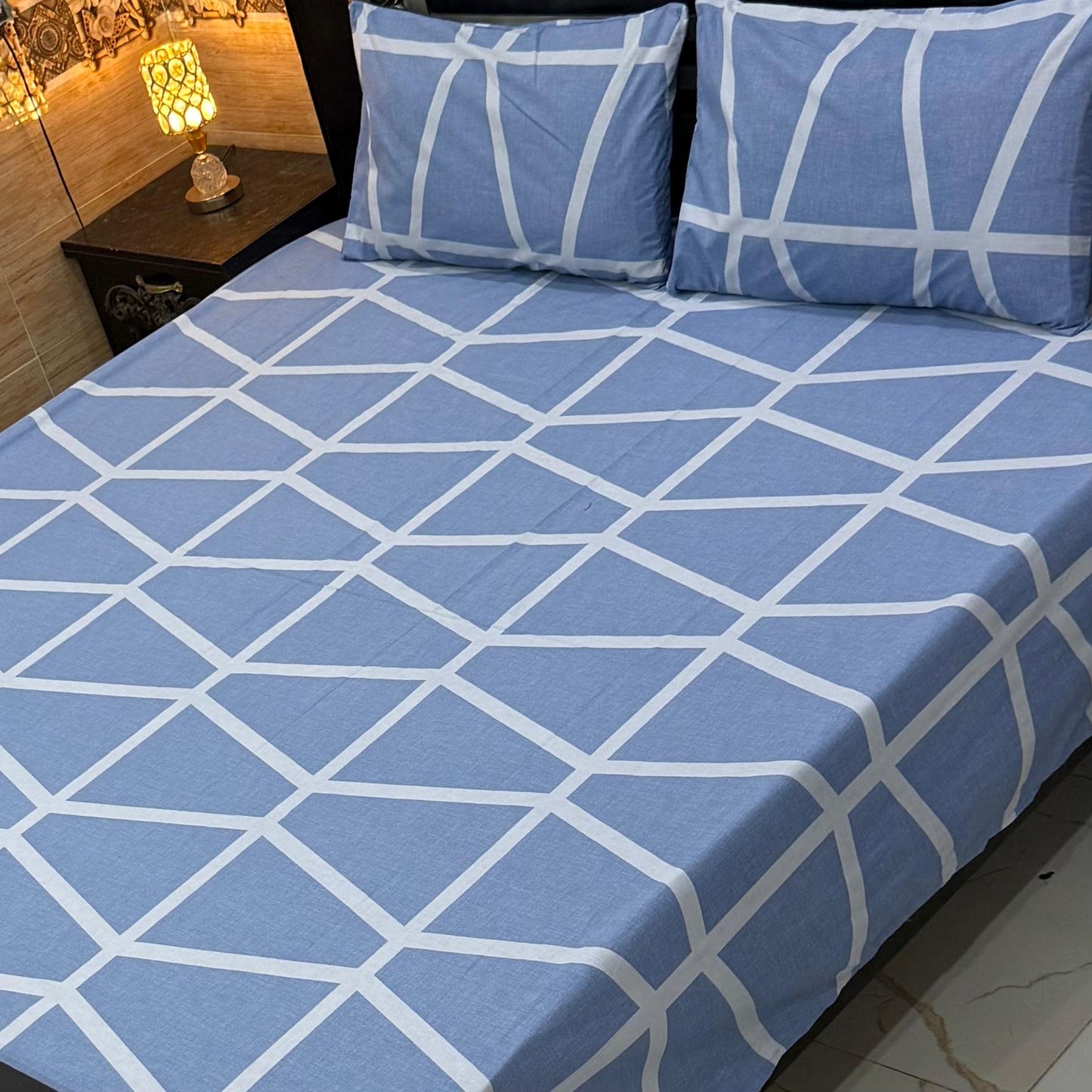3PCS Double Bed Sheet Set