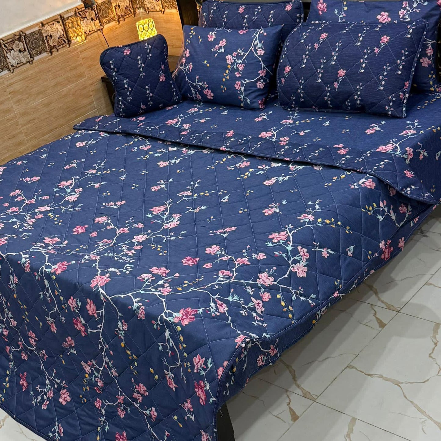 7Pc Printed Comforter Set