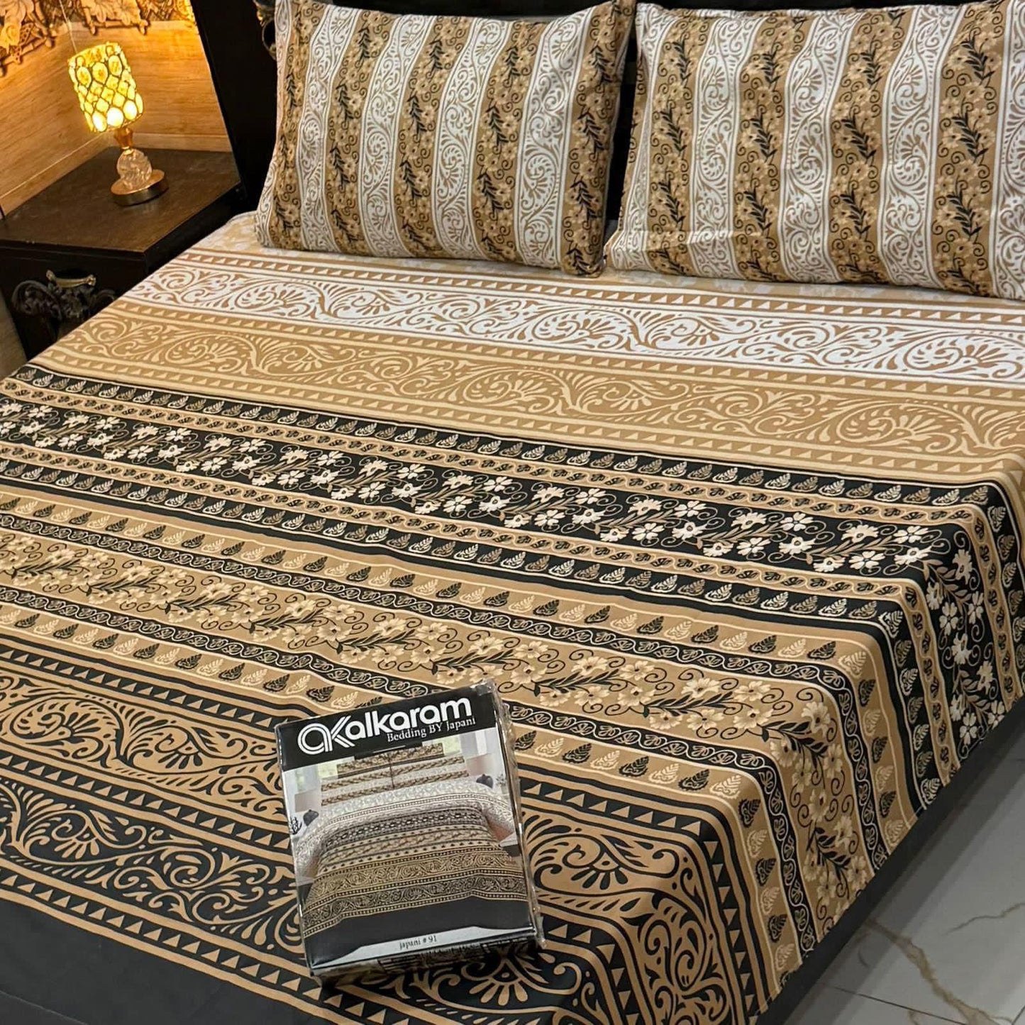 3PCS Double Bed Sheet Set