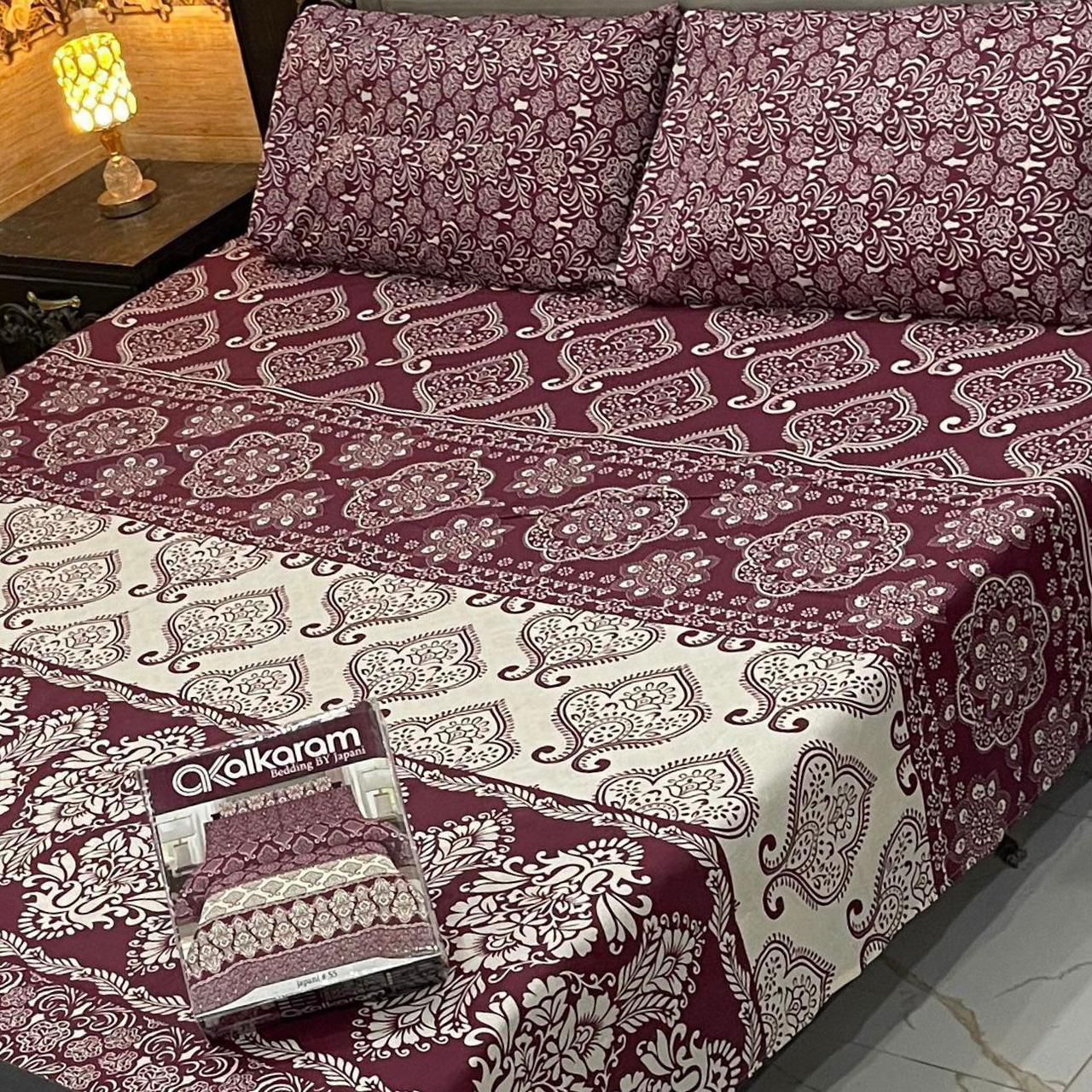 3PCS Double Bed Sheet