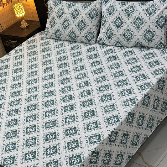 3PCS Double Bed Sheet Set