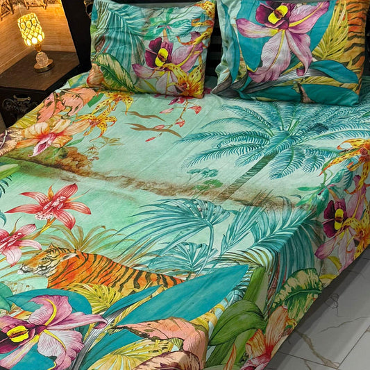 3PCS Double Bed Sheet Set