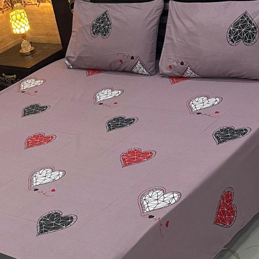 3PCS Double Bed Sheet Set