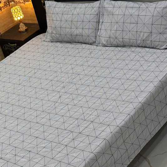 3PCS Double Bed Sheet Set