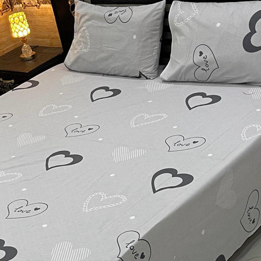 3PCS Double Bed Sheet Set