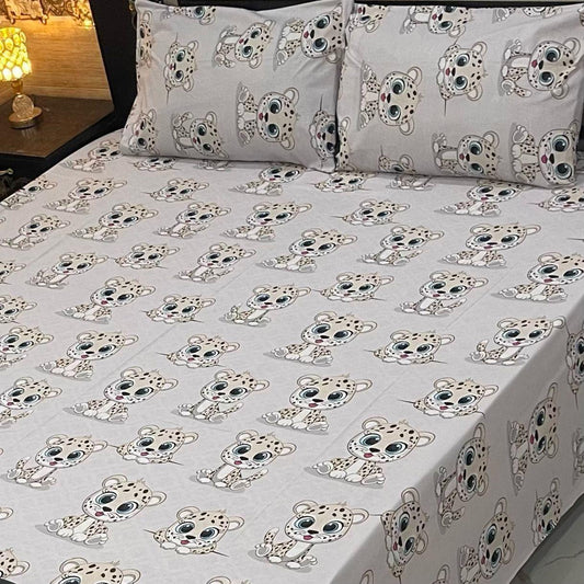 3PCS Double Bed Sheet Set