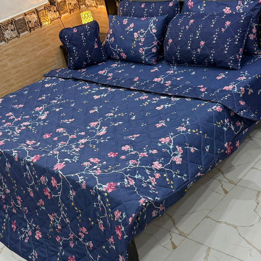 7Pc Printed Comforter Set