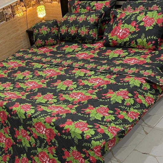 7Pc Printed Comforter Set