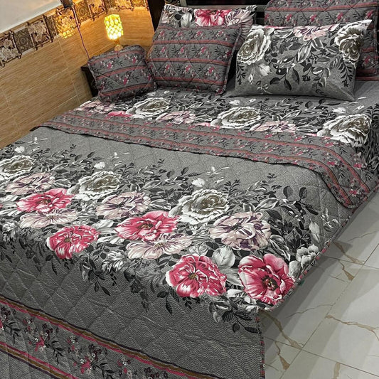 7Pc Printed Comforter Set