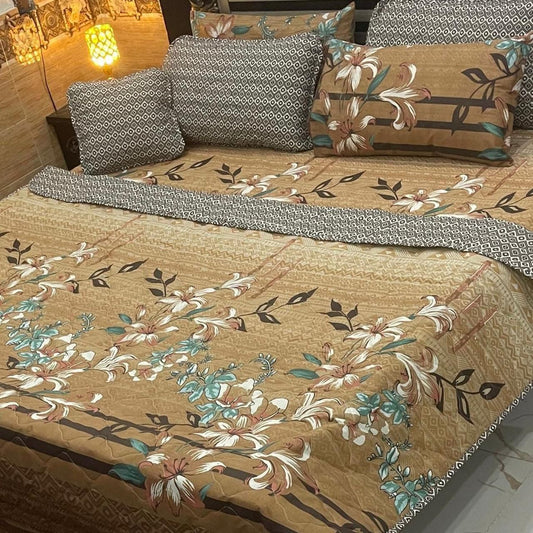 7Pc Printed Comforter Set