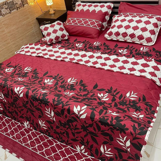 7Pc Printed Comforter Set