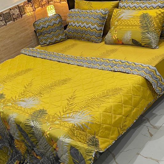 7Pc Printed Comforter Set