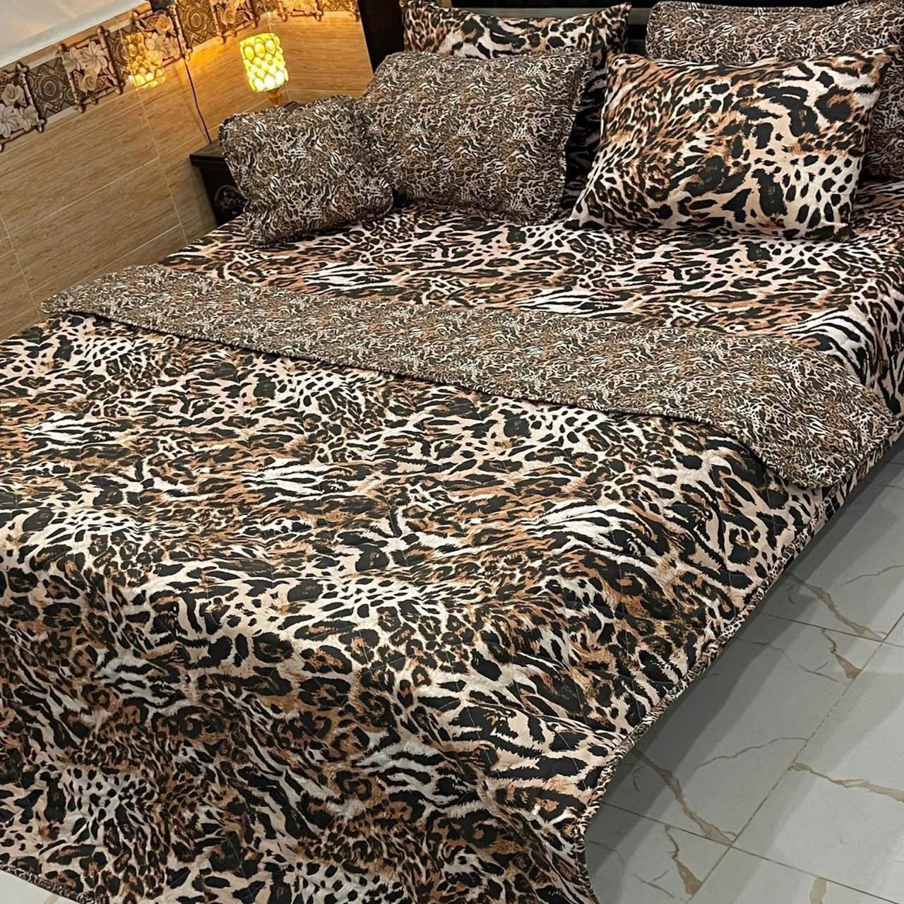 7Pc Printed Comforter Set