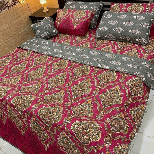 7Pc Printed Comforter Set
