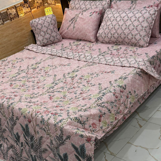 7Pc Printed Comforter Set