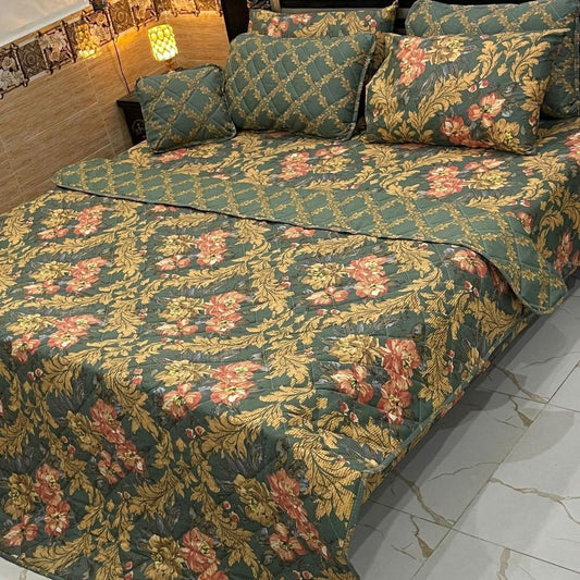 7Pc Printed Comforter Set