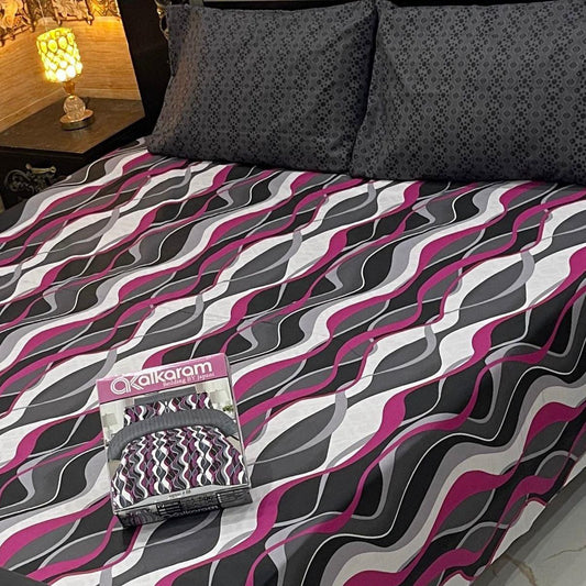 3PCS Double Bed Sheet