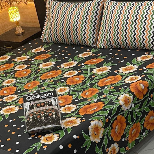 3PCS Double Bed Sheet