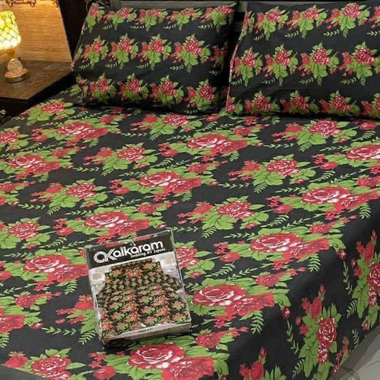 3PCS Double Bed Sheet